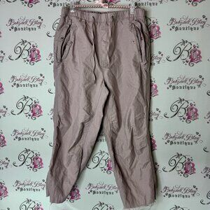 GAP Gray Cargo Pants Relaxed Fit lavender grey purple comfy
